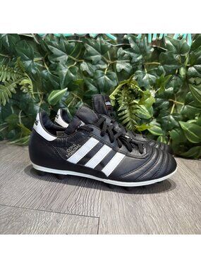 Adidas Copa Mundial Shoes Men 6 W 7.5 Black Leather Soccer Cleats Germany 015110